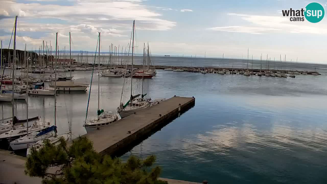 Webcam Sistiana – Blick auf Marina und Bucht