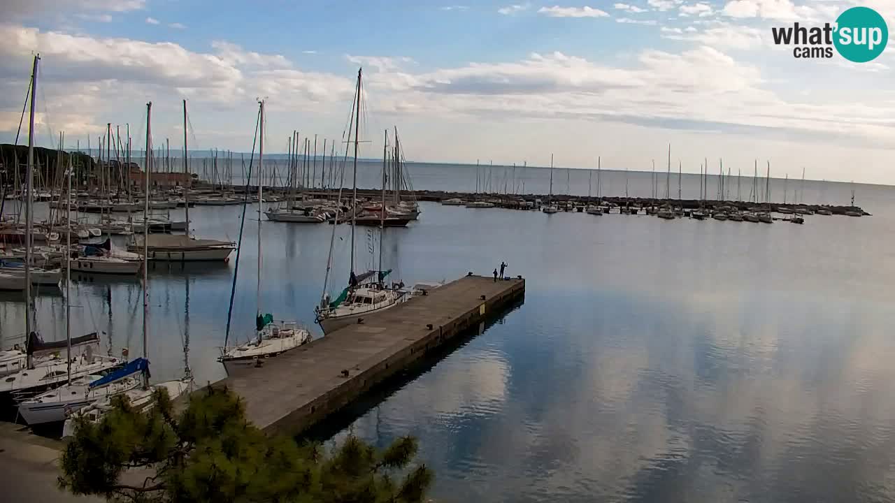 Webcam Sistiana – Blick auf Marina und Bucht
