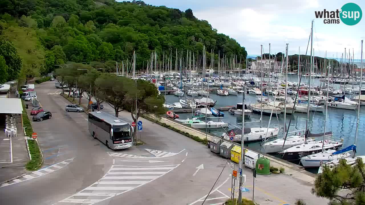 Webcam Sistiana – Blick auf Marina und Bucht