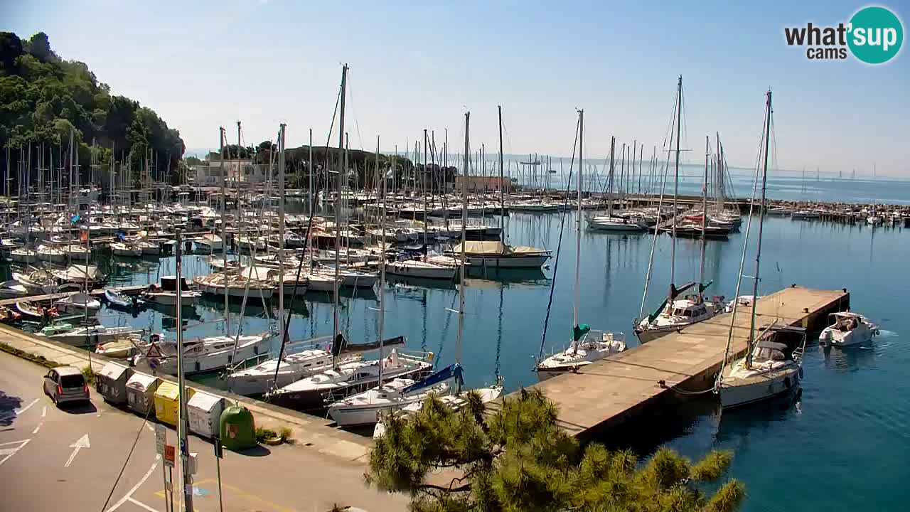 Webcam Sistiana – Blick auf Marina und Bucht