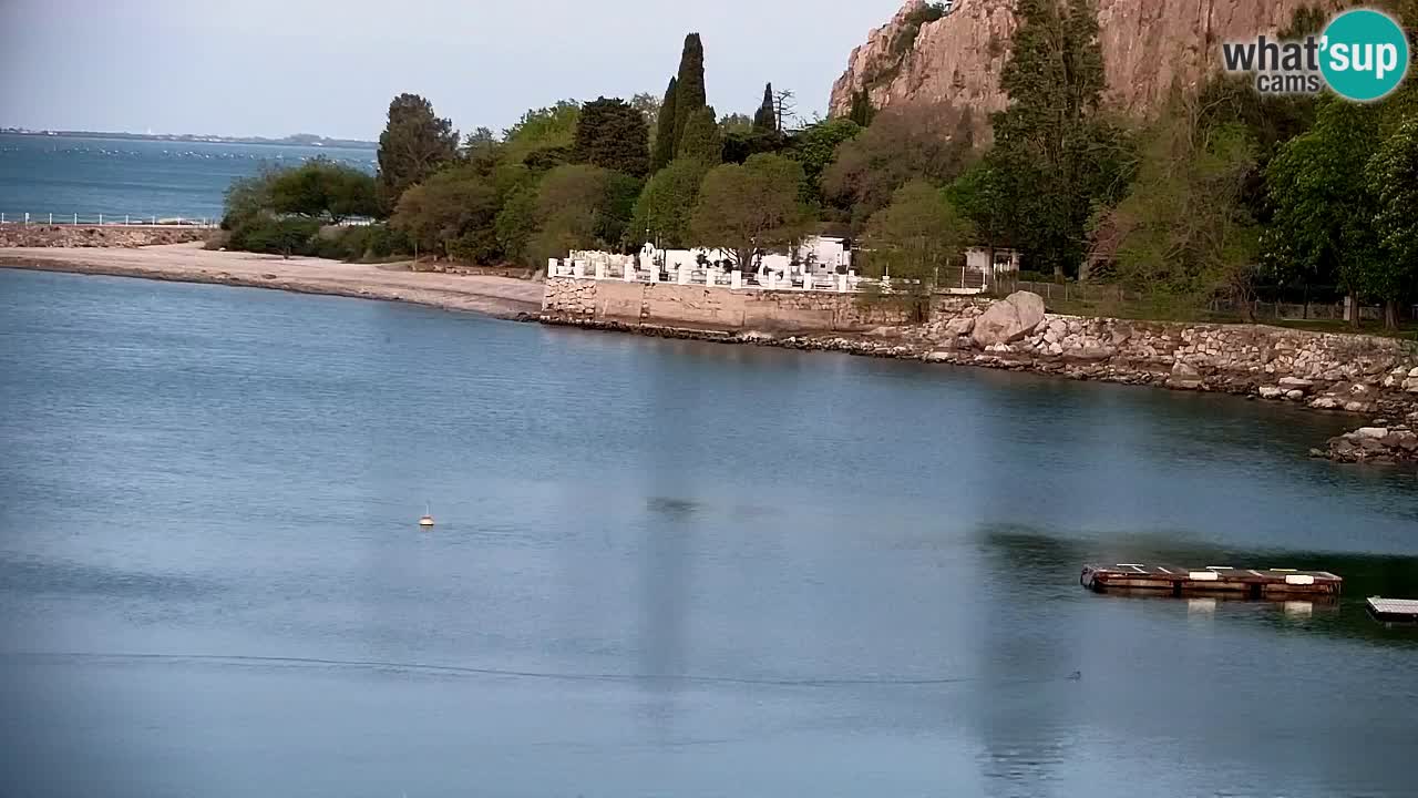 Webcam Sistiana – Blick auf Marina und Bucht