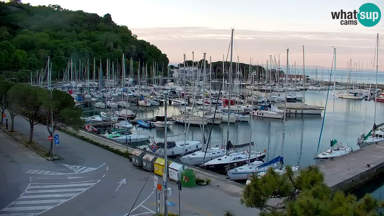 Webcam Sistiana – Blick auf Marina und Bucht
