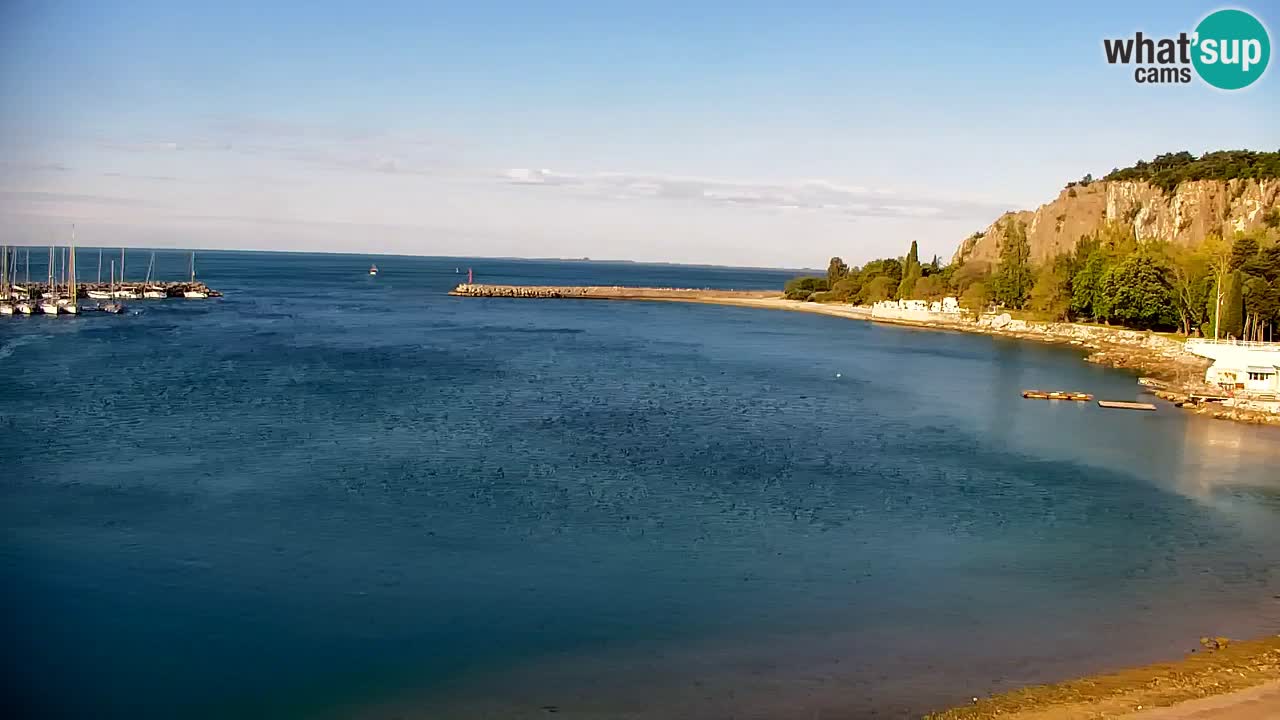 Webcam Sistiana – Vista sulla marina e sulla baia