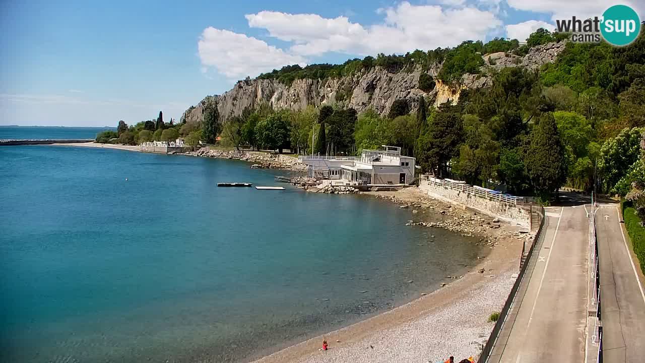 Webcam Sistiana – Blick auf Marina und Bucht