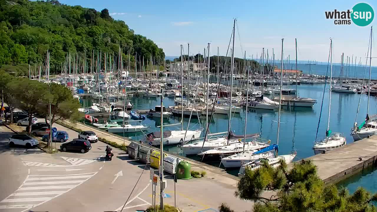 Webcam Sistiana – Blick auf Marina und Bucht