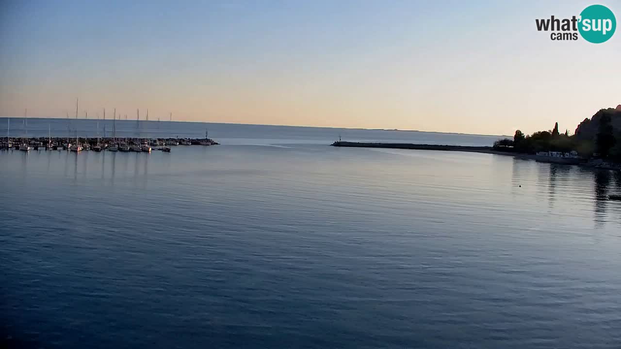 Webcam Sistiana – Blick auf Marina und Bucht