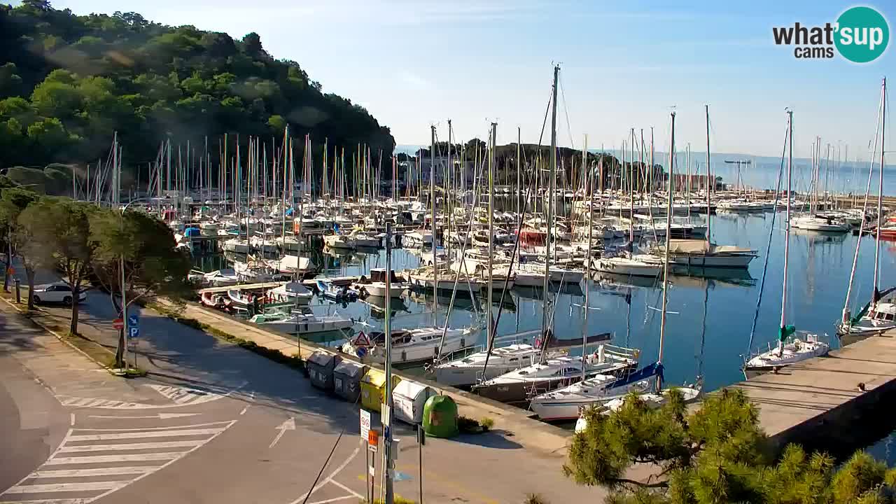 Webcam Sistiana – Vista sulla marina e sulla baia