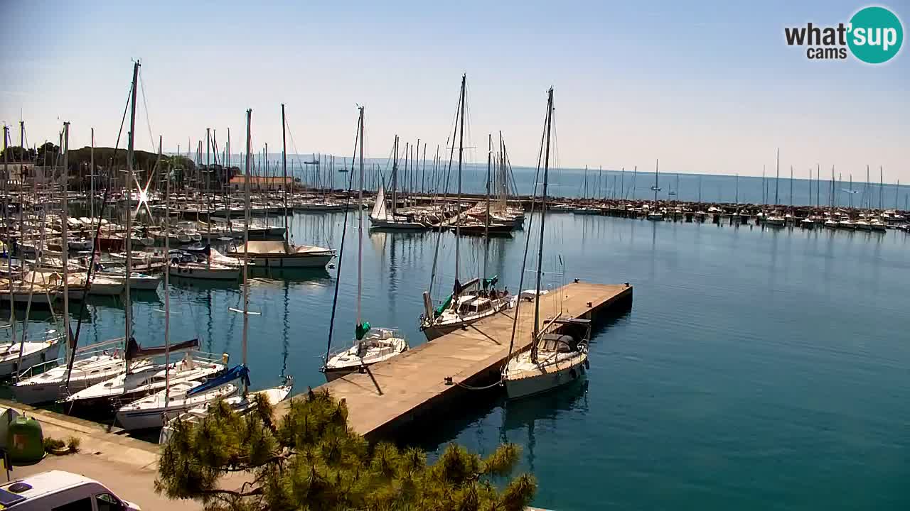 Webcam Sistiana – Vue sur la marina et la baie
