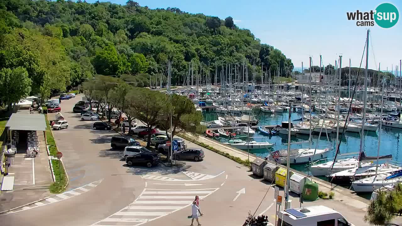 Webcam Sistiana – Vista sulla marina e sulla baia