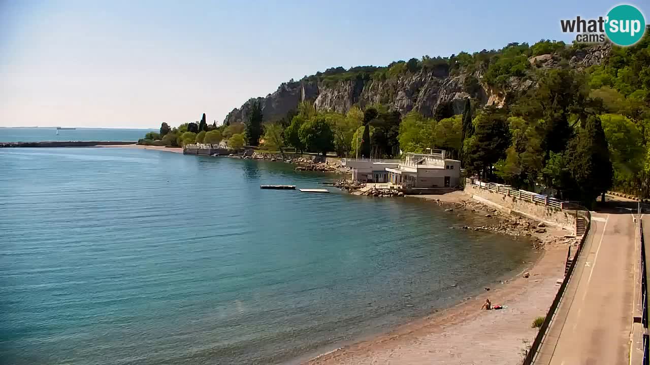 Webcam Sistiana – Vue sur la marina et la baie