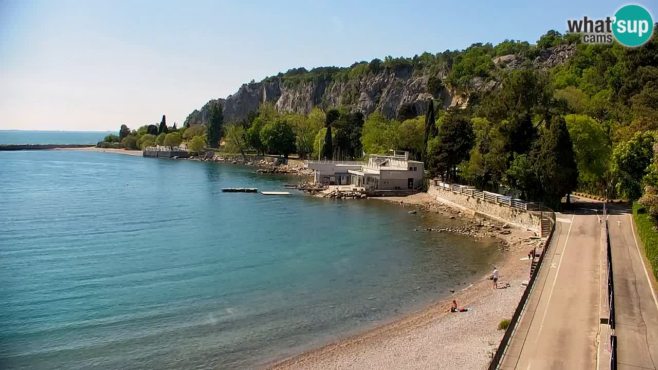 Webcam Sistiana – Pogled na marinu i zaljev