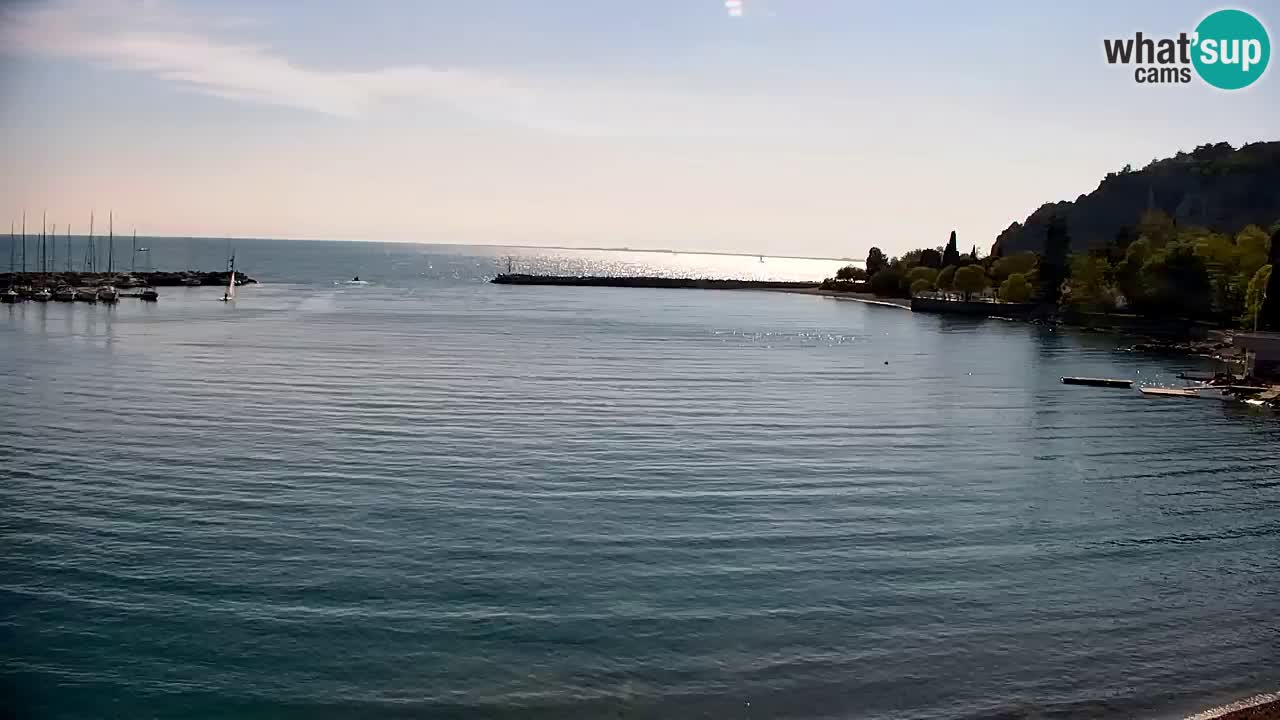 Webcam Sistiana – Vista sulla marina e sulla baia