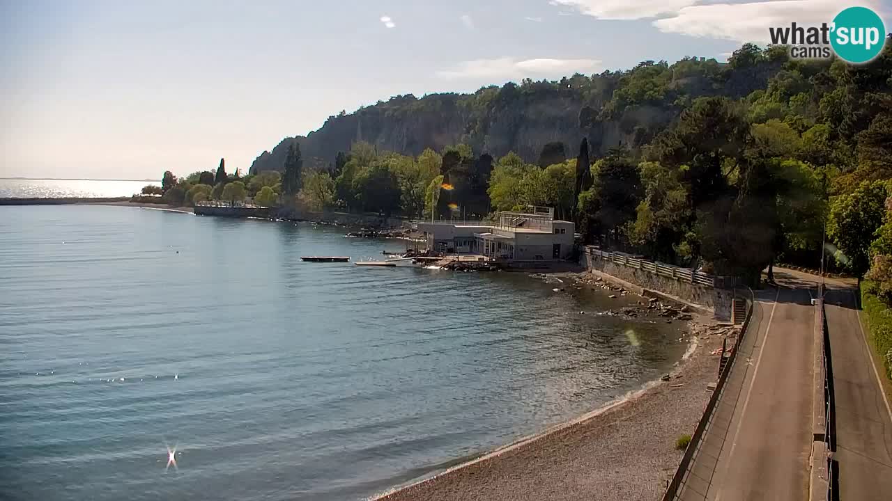 Webcam Sistiana – Vista sulla marina e sulla baia