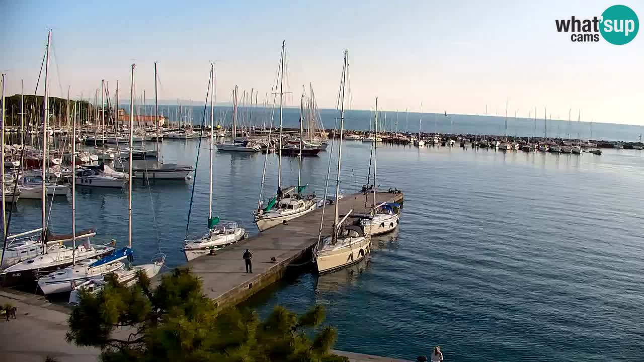Webcam Sistiana – Blick auf Marina und Bucht