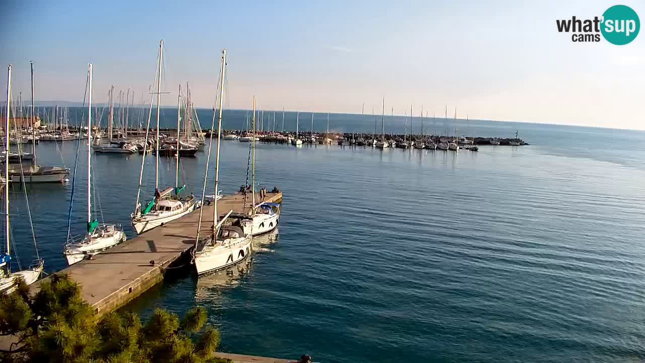 Webcam Sistiana – Blick auf Marina und Bucht