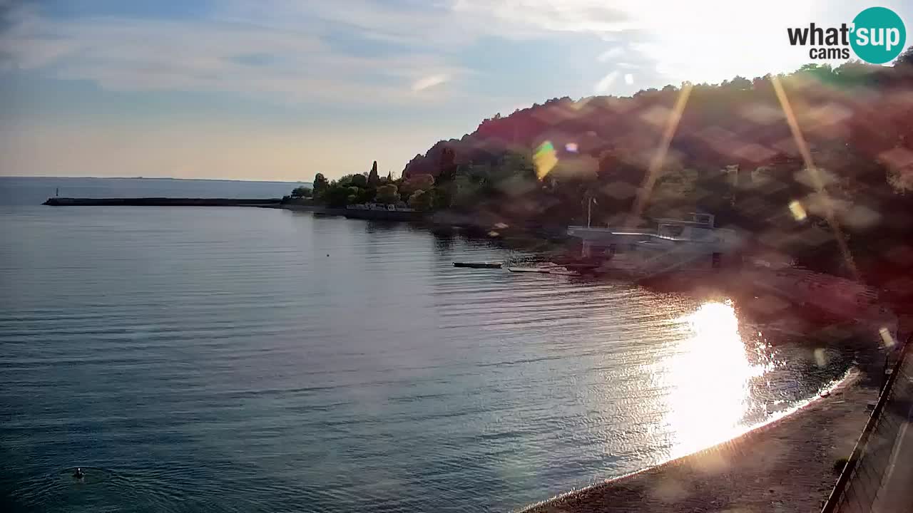 Webcam Sistiana – Vista sobre la marina y la bahía