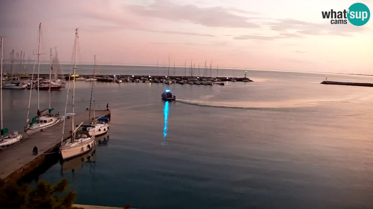 Webcam Sistiana – Vista sobre la marina y la bahía