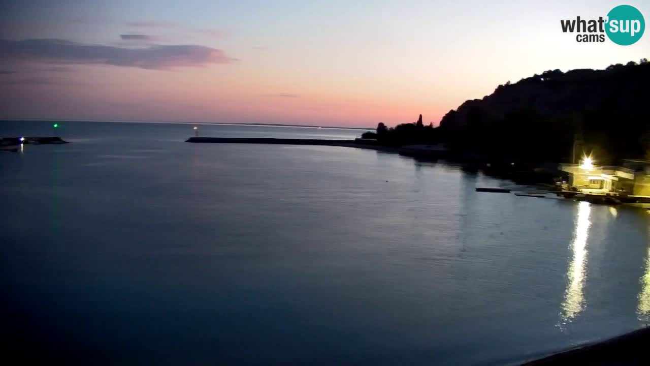 Webcam Sistiana – Vista sulla marina e sulla baia