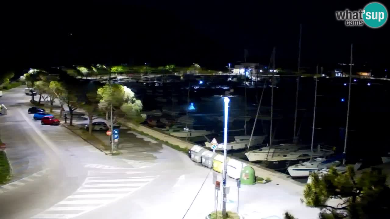Webcam Sistiana – Pogled na marinu i zaljev