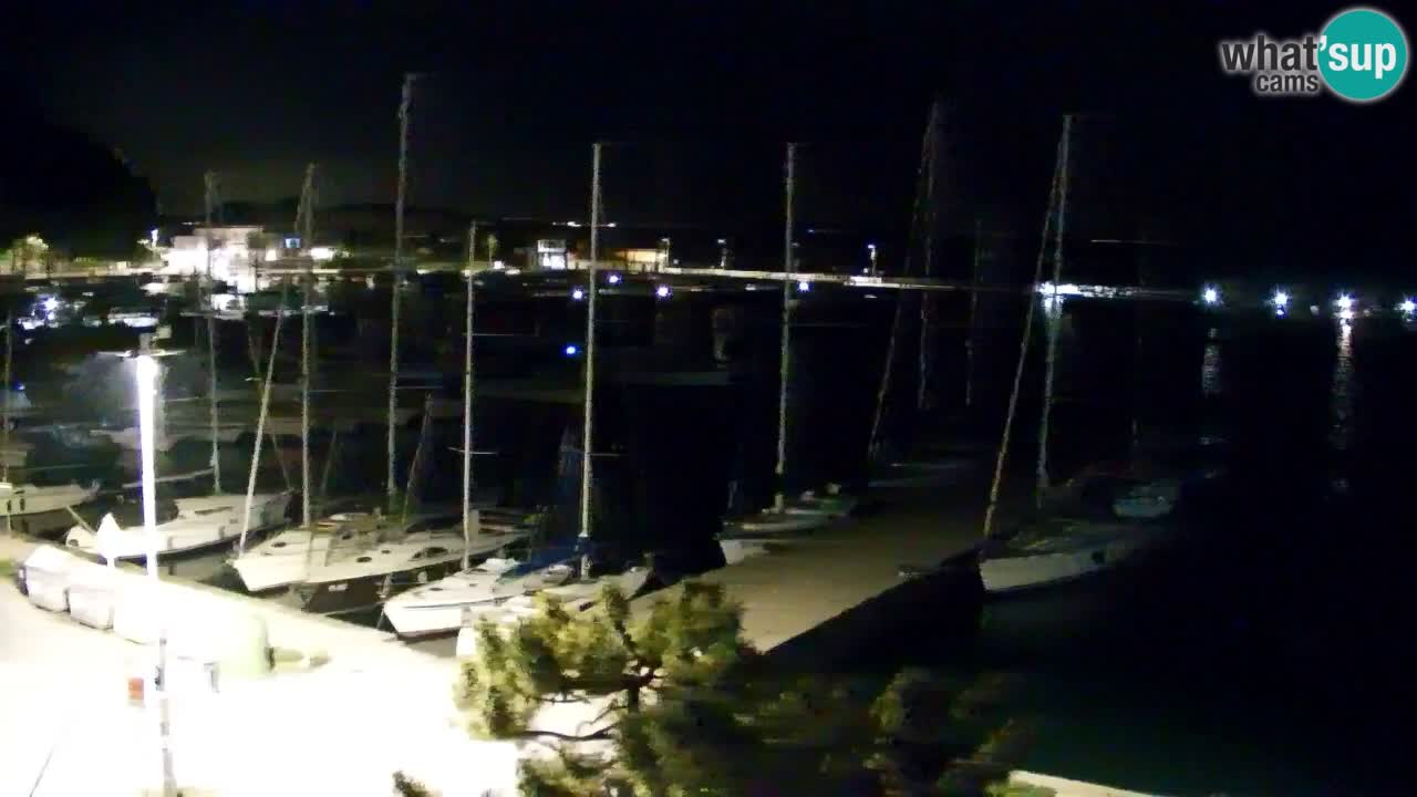 Spletna kamera Sesljan (Sistiana) – Pogled na marino in zaliv