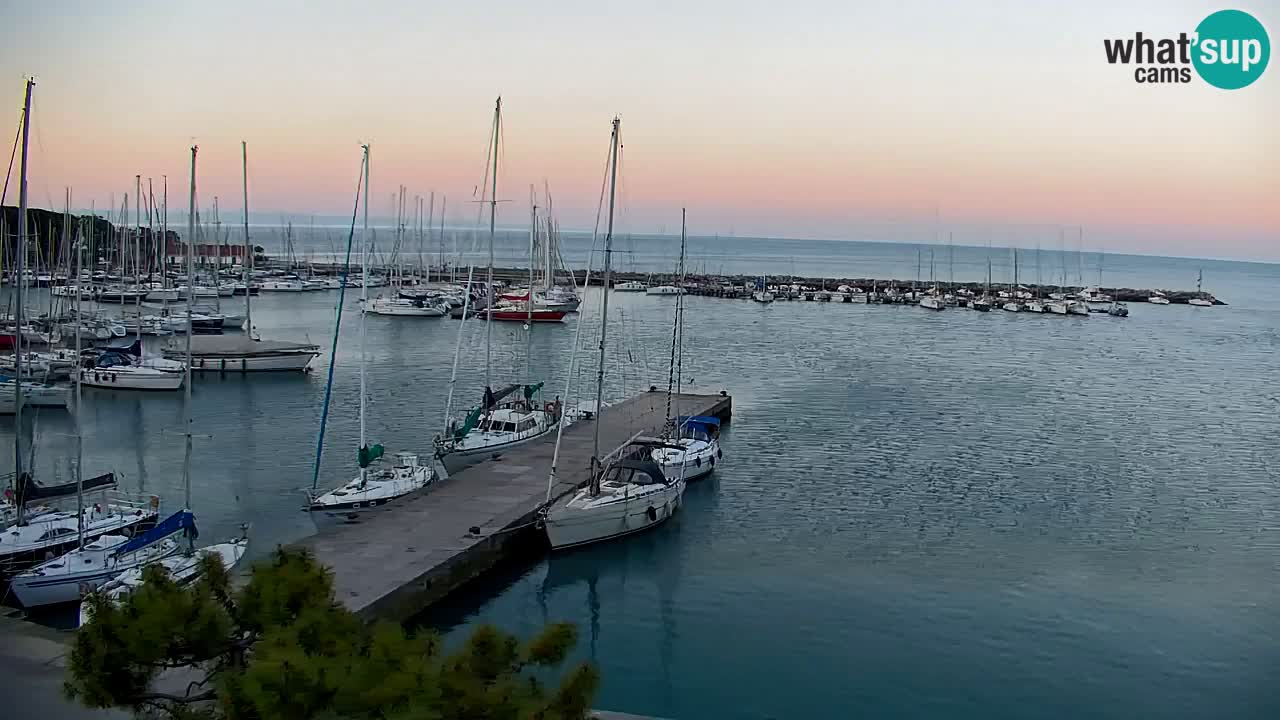 Webcam Sistiana – Blick auf Marina und Bucht