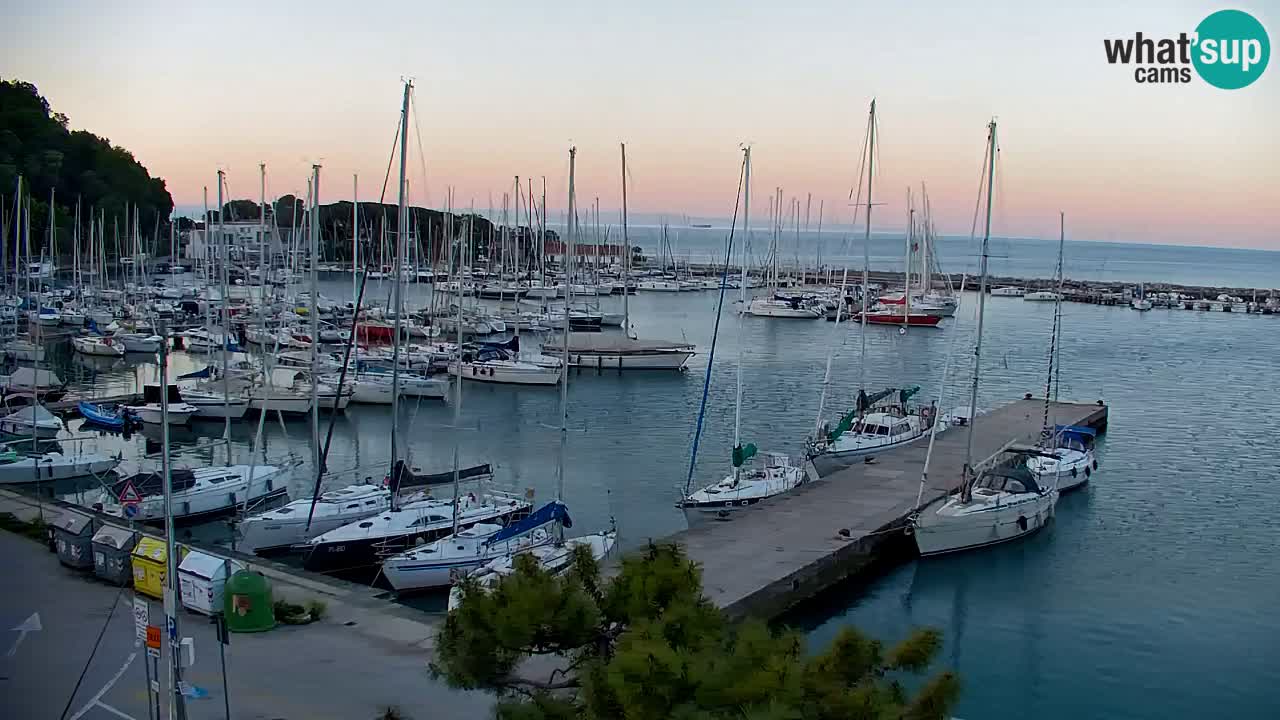 Webcam Sistiana – Blick auf Marina und Bucht