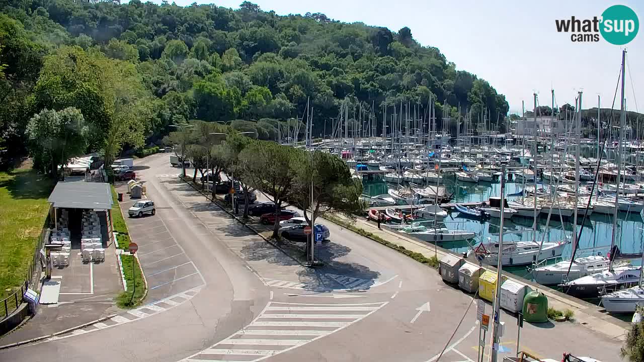 Webcam Sistiana – Blick auf Marina und Bucht