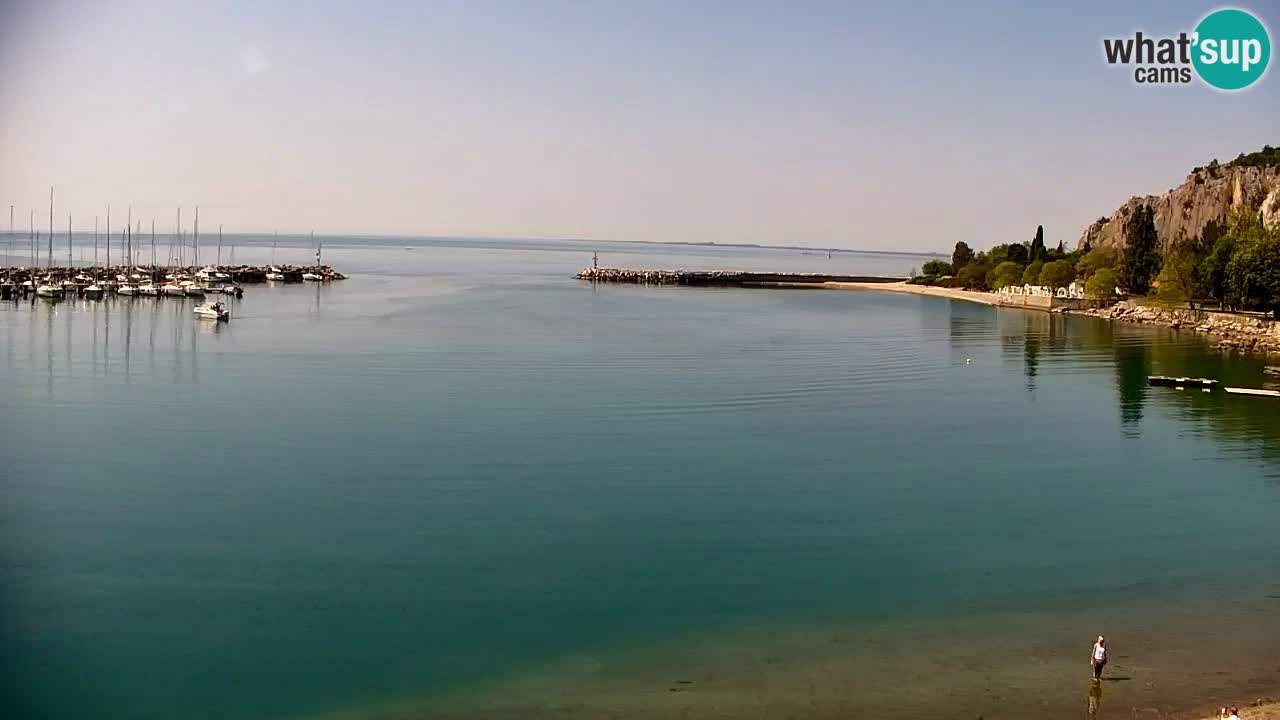 Webcam Sistiana – Vista sulla marina e sulla baia