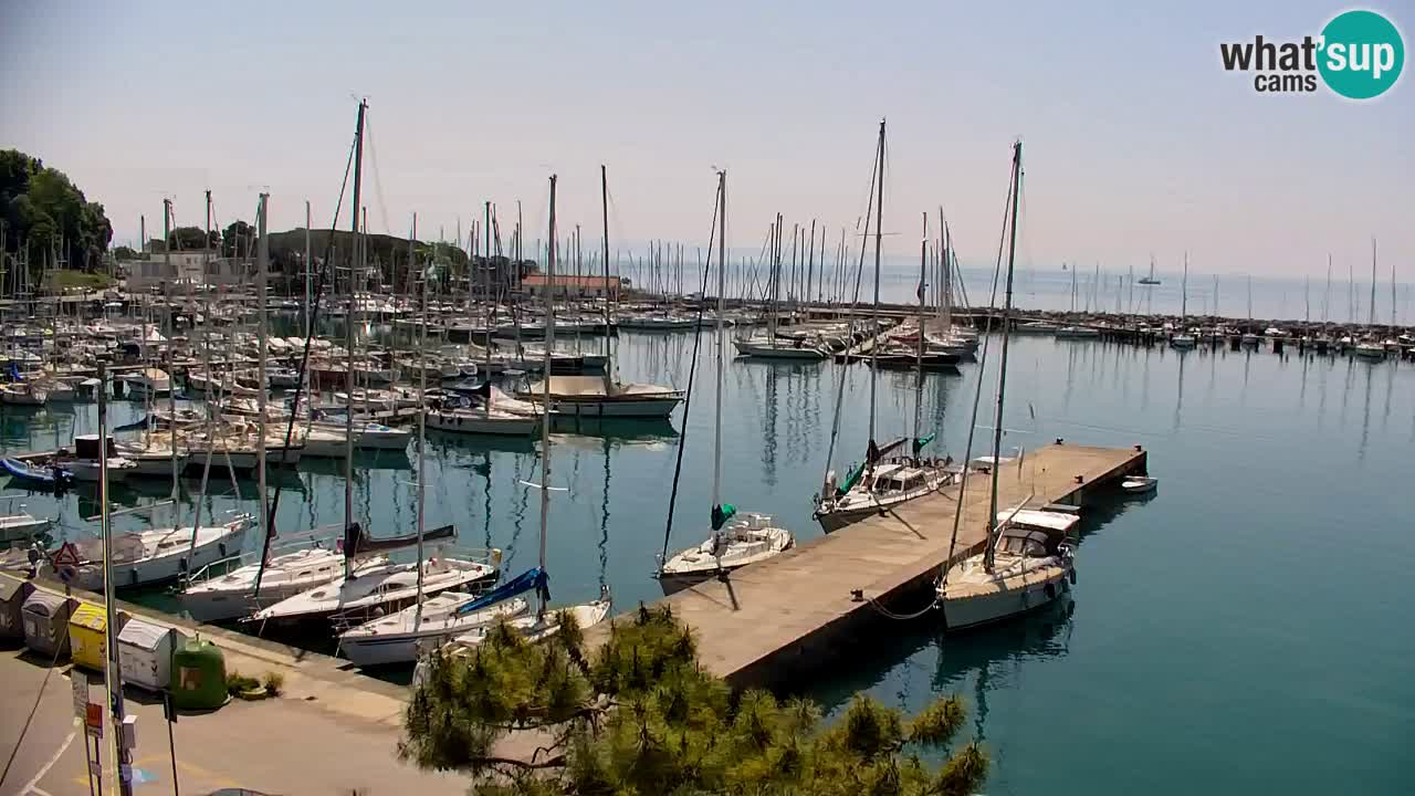 Webcam Sistiana – Vue sur la marina et la baie