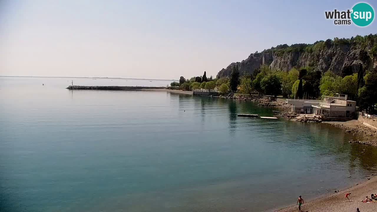 Webcam Sistiana – Vista sulla marina e sulla baia