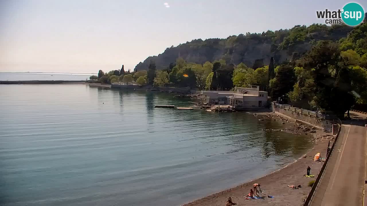 Webcam Sistiana – Vista sulla marina e sulla baia