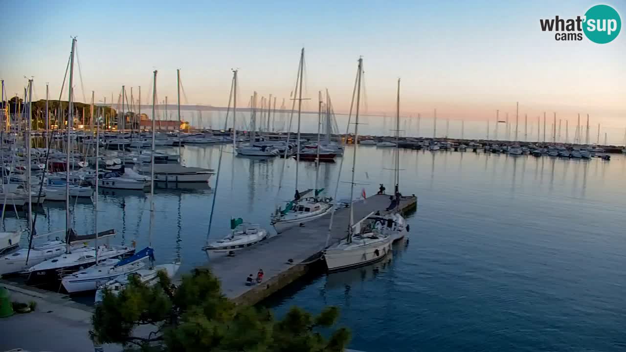 Webcam Sistiana – Blick auf Marina und Bucht
