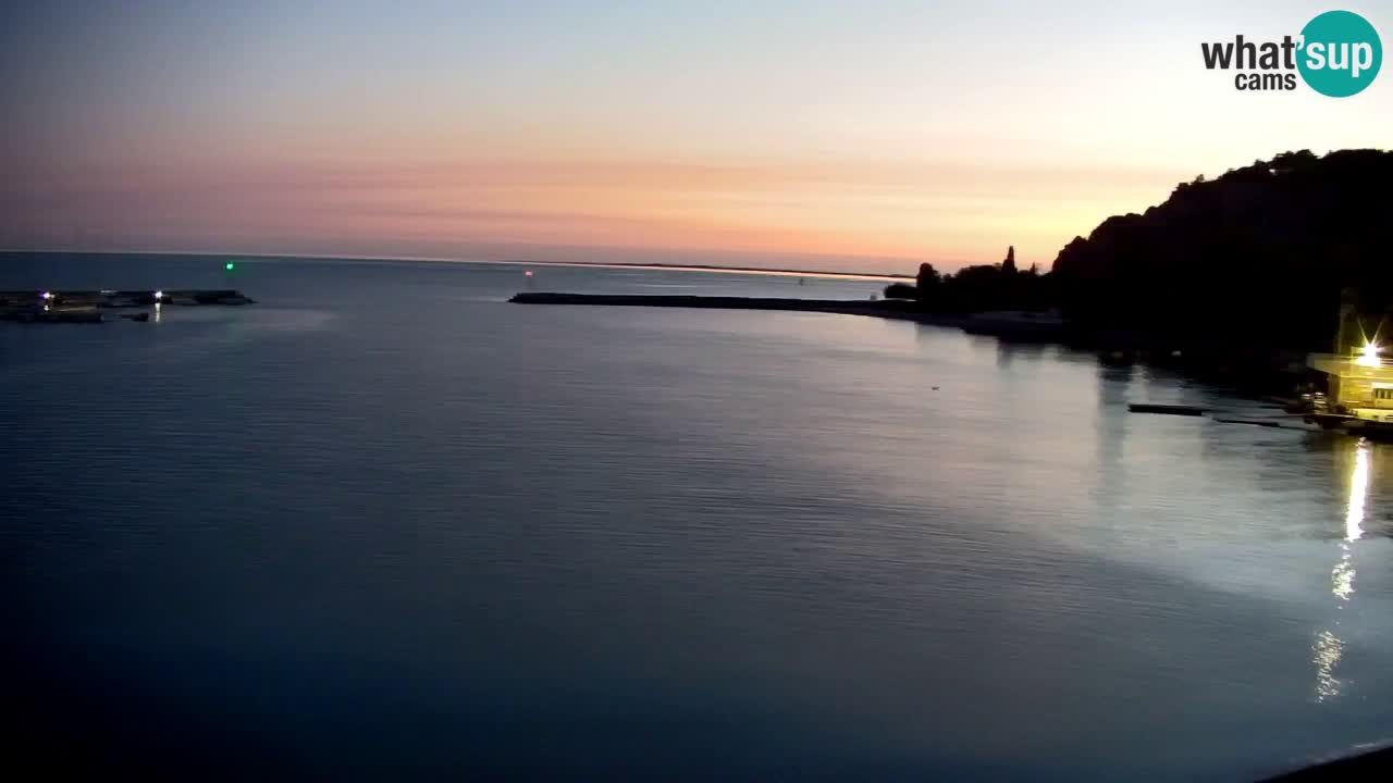 Webcam Sistiana – Vista sulla marina e sulla baia