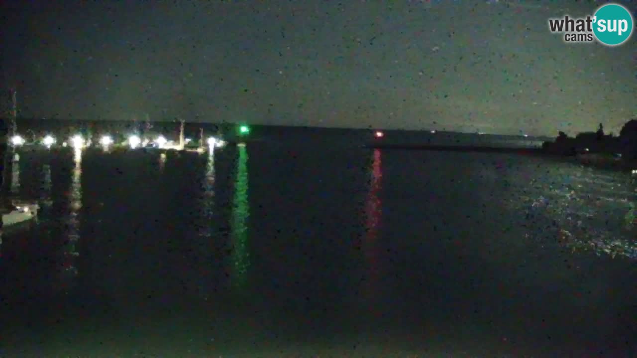 Spletna kamera Sesljan (Sistiana) – Pogled na marino in zaliv