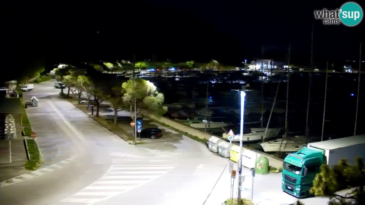 Webcam Sistiana – Vue sur la marina et la baie