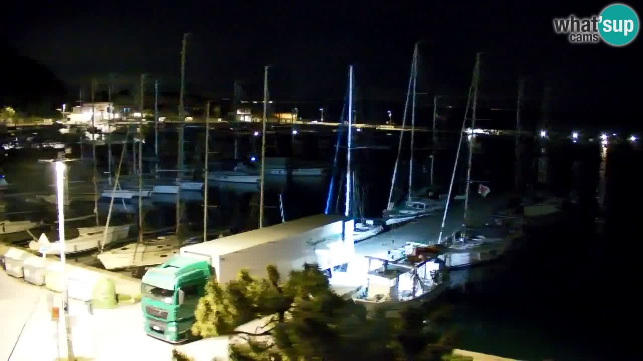 Webcam Sistiana – Vista sobre la marina y la bahía