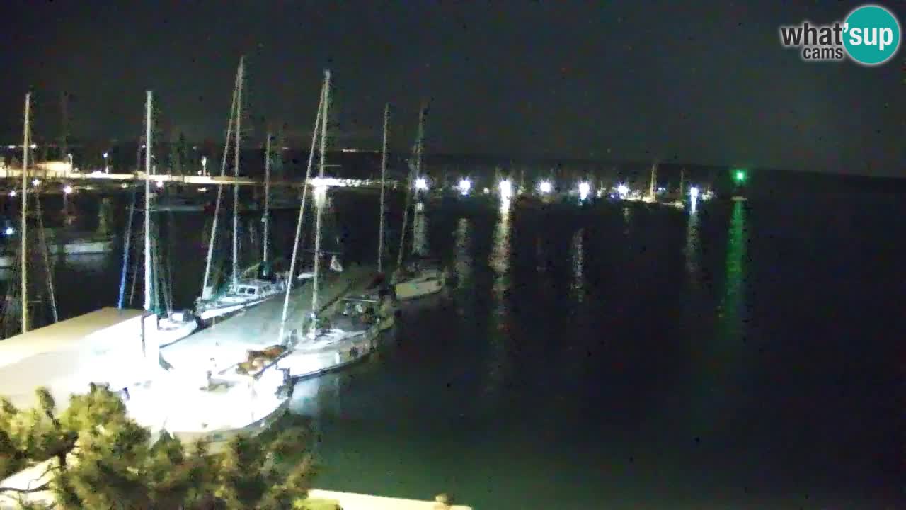 Spletna kamera Sesljan (Sistiana) – Pogled na marino in zaliv