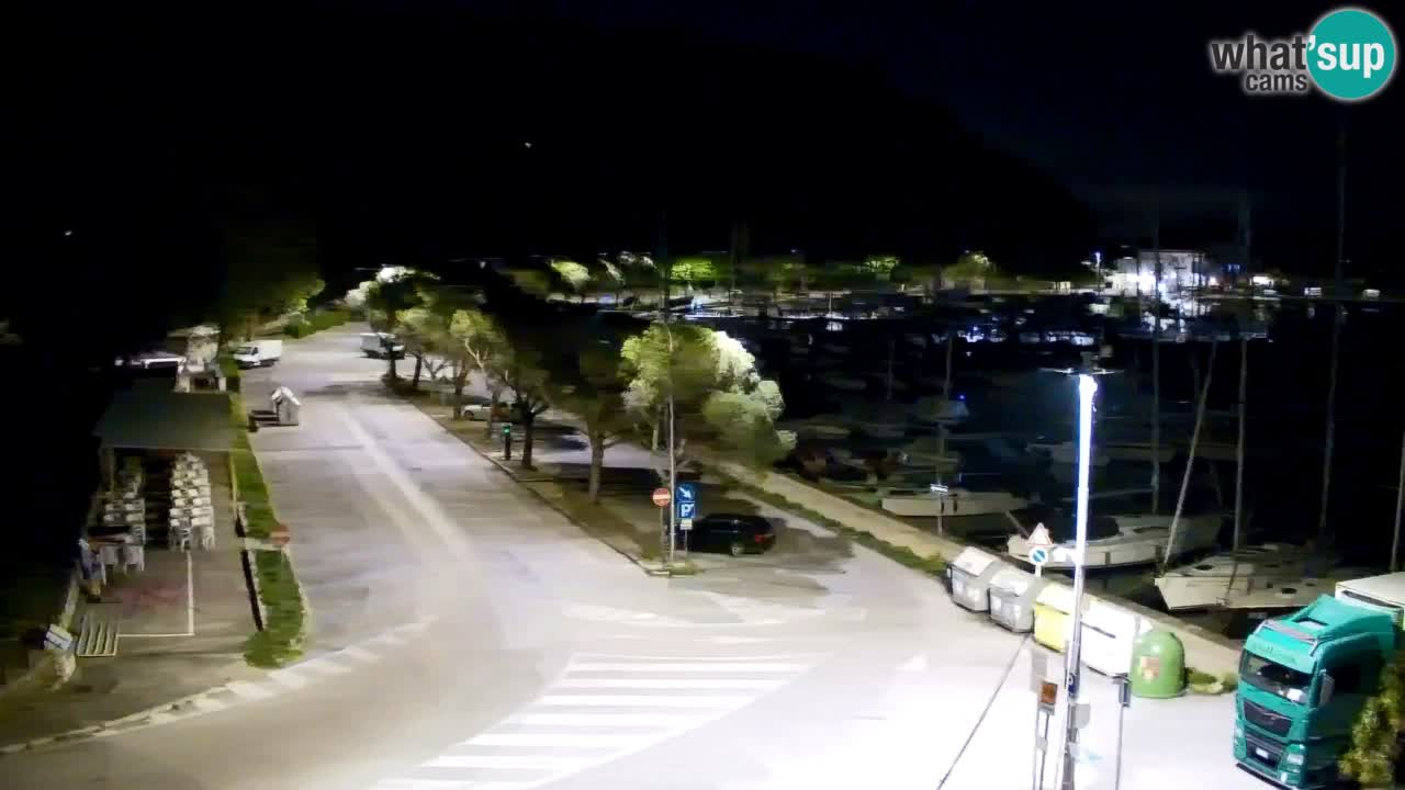 Webcam Sistiana – Vue sur la marina et la baie