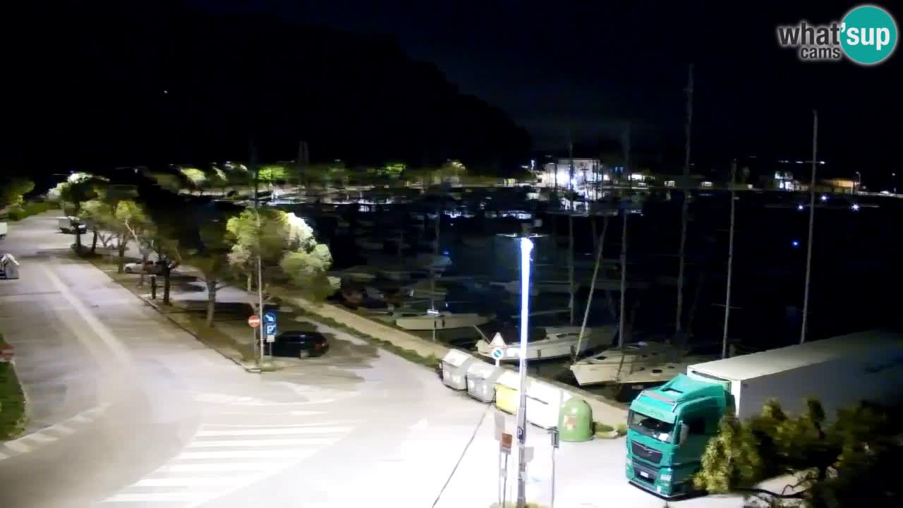 Webcam Sistiana – Vista sobre la marina y la bahía