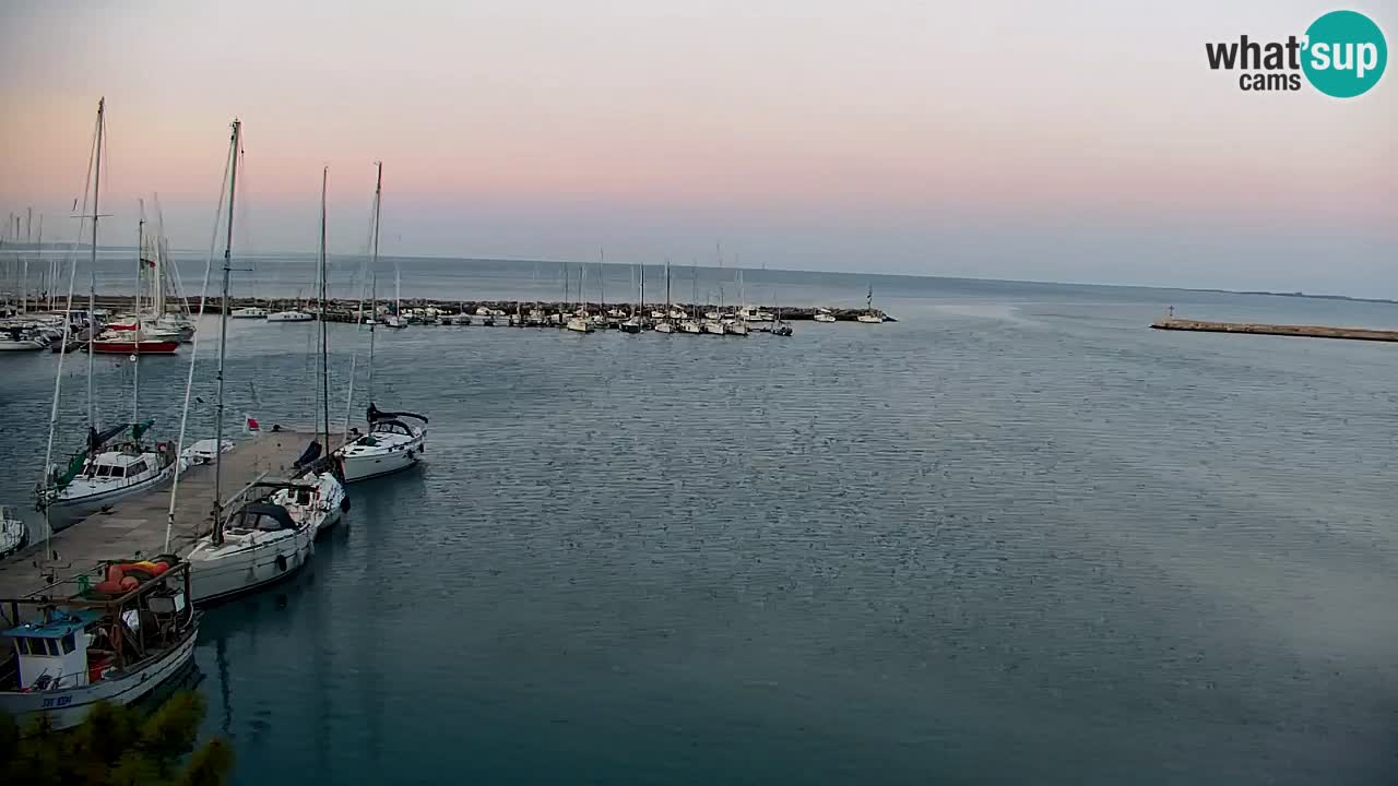 Webcam Sistiana – Vue sur la marina et la baie