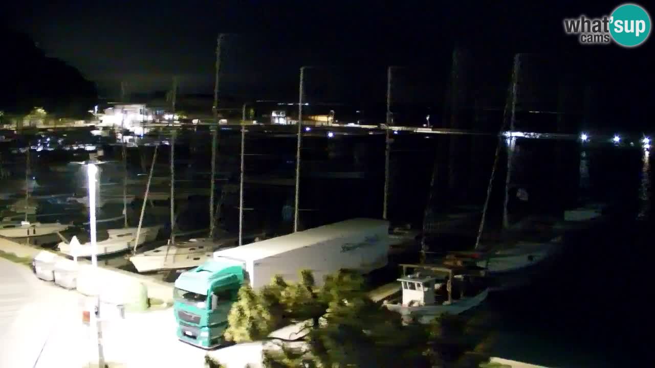 Webcam Sistiana – Pogled na marinu i zaljev