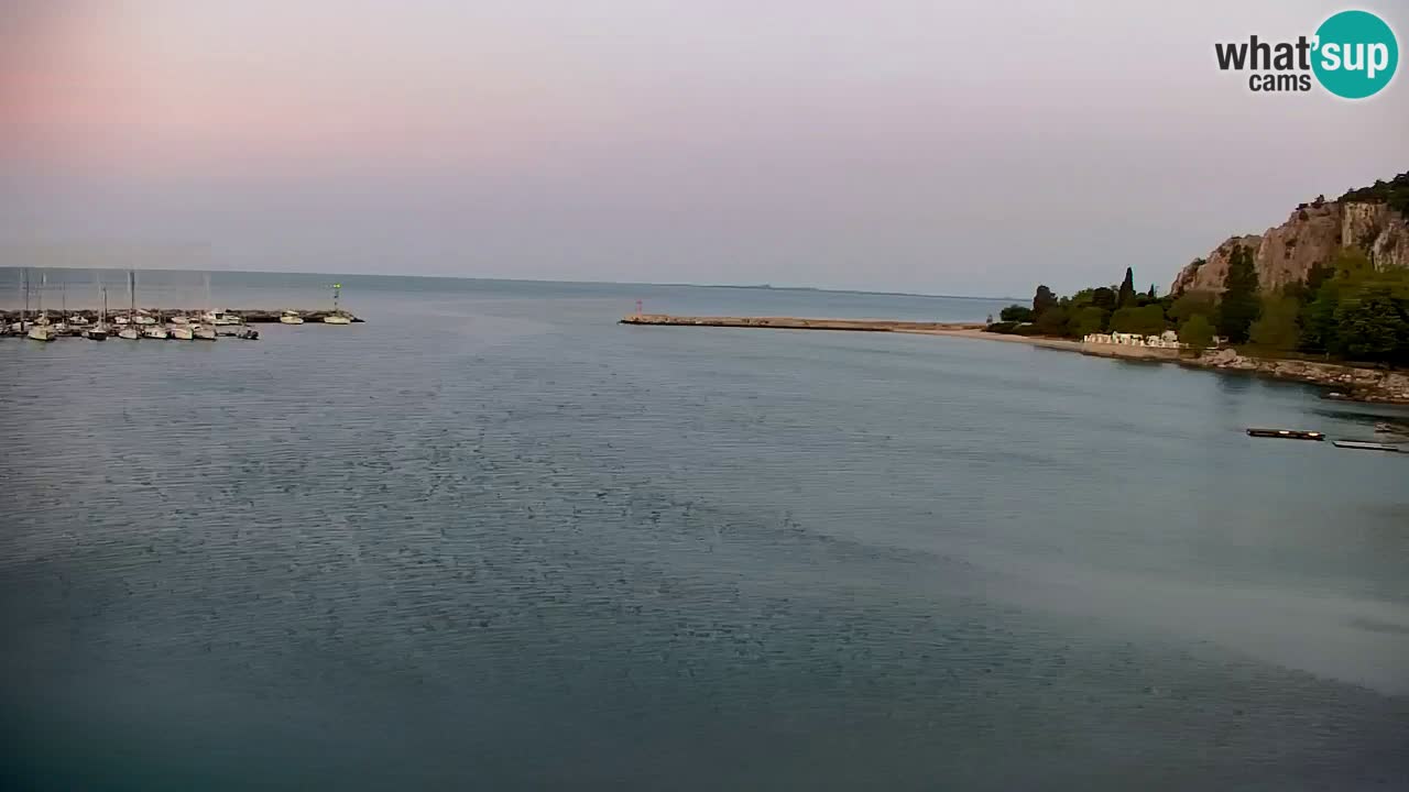 Webcam Sistiana – Blick auf Marina und Bucht