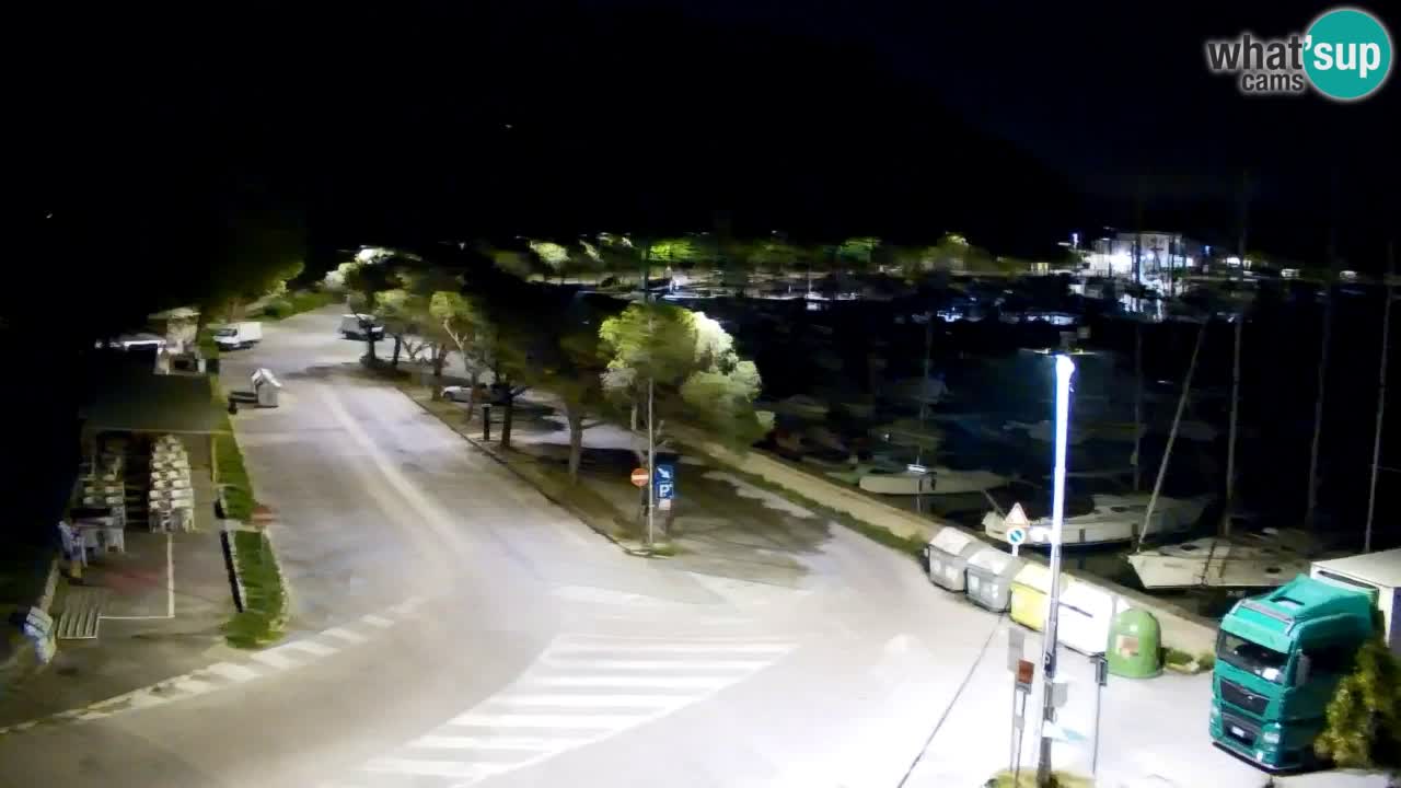 Webcam Sistiana – Vista sobre la marina y la bahía