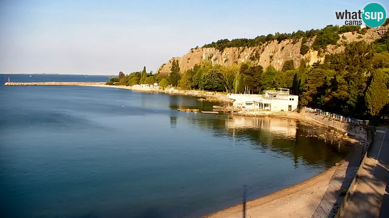 Webcam Sistiana – Vista sobre la marina y la bahía
