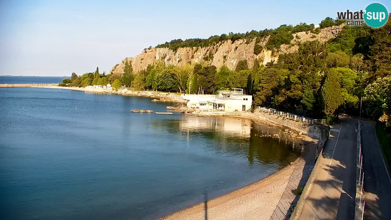 Webcam Sistiana – Vista sobre la marina y la bahía