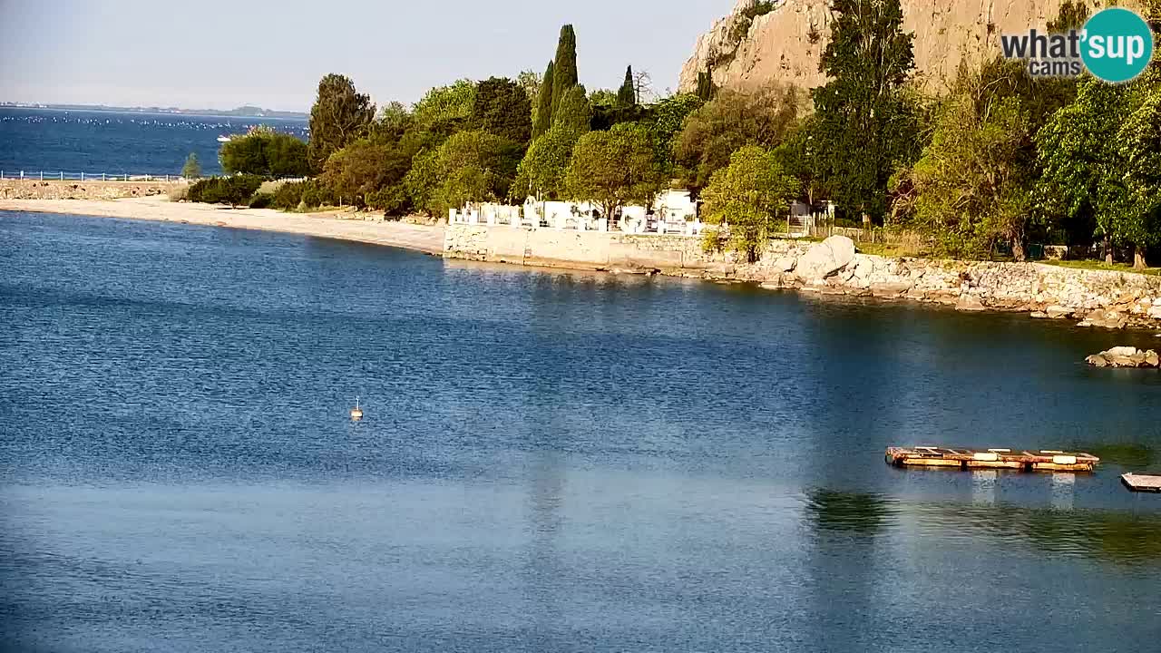 Webcam Sistiana – Blick auf Marina und Bucht