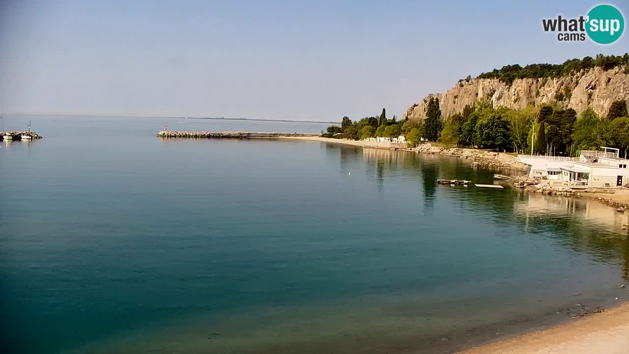 Webcam Sistiana – Vista sulla marina e sulla baia