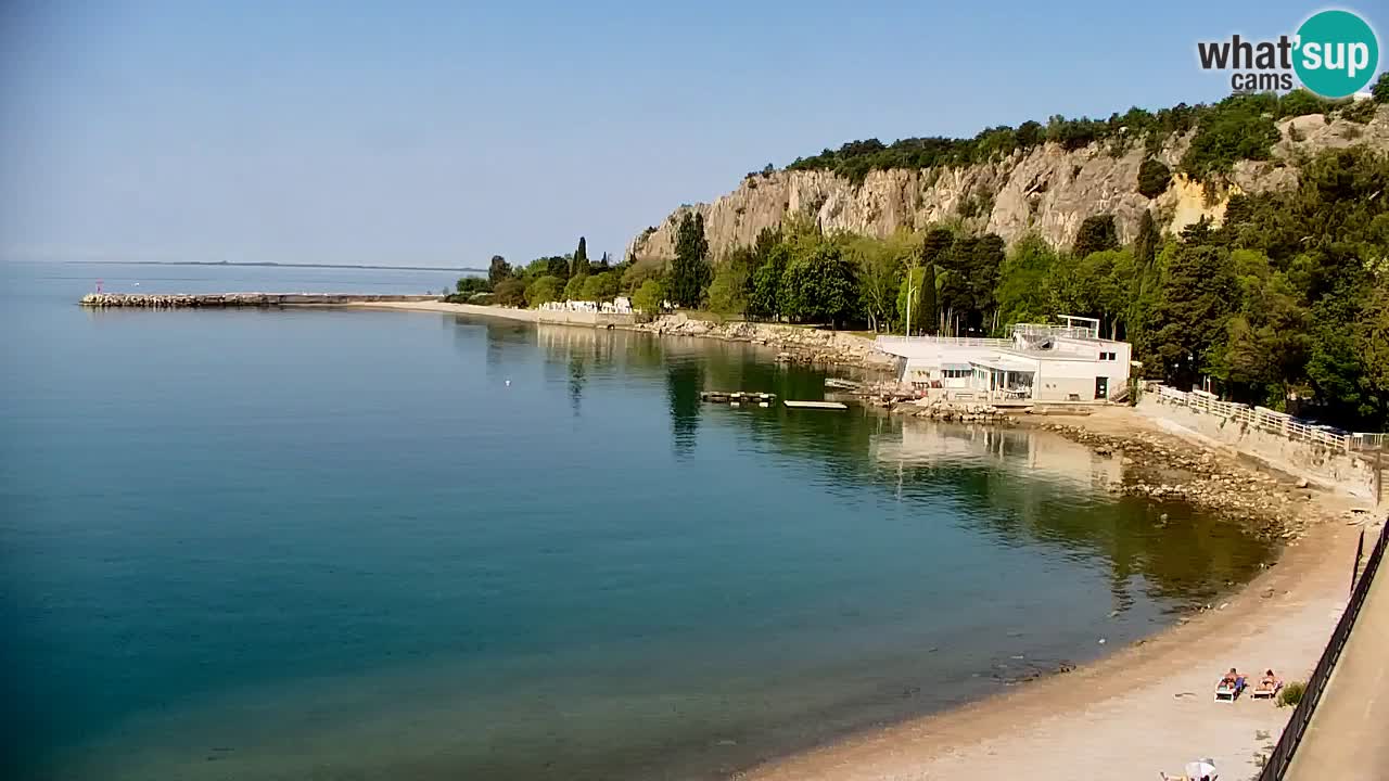 Webcam Sistiana – Vista sulla marina e sulla baia