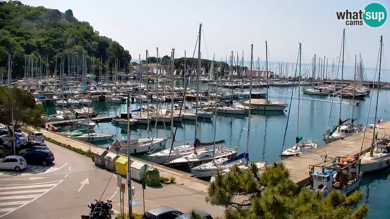 Webcam Sistiana – Vista sobre la marina y la bahía