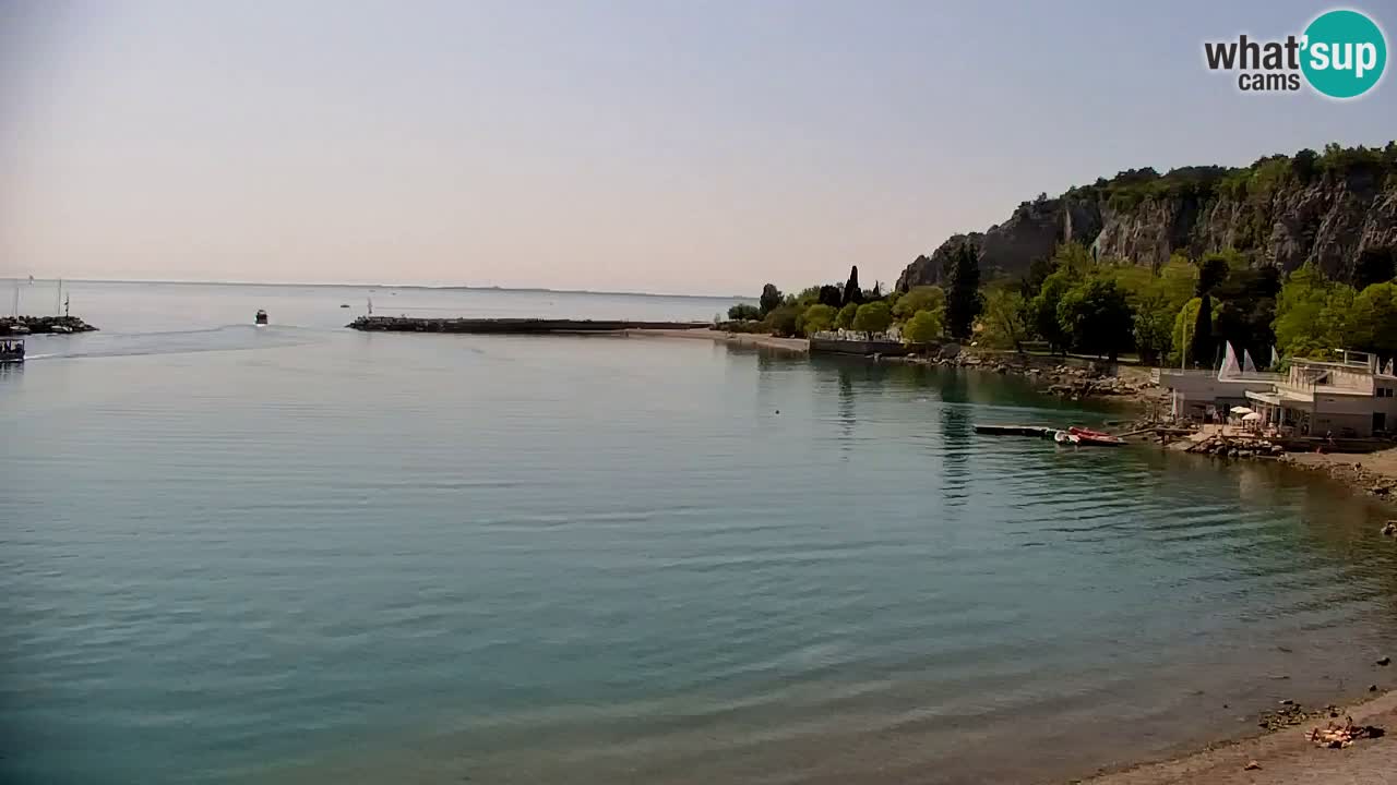 Webcam Sistiana – Pogled na marinu i zaljev